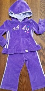 Purlpe "Child's" Adidas  Sweatsuit